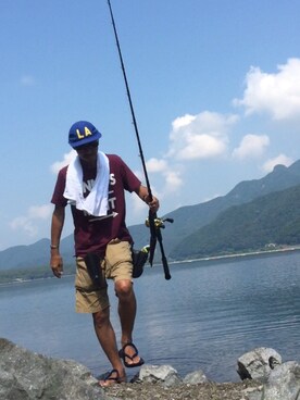 「senelier（セネリエ）のアイテム」を使った、spinnerbait001さん（メンズ・165cm）の夏コーディネート