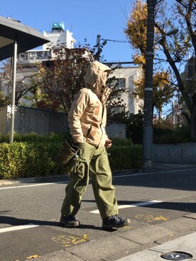 「PLAYDESIGN（プレイデザイン）のアイテム」を使った、spinnerbait001さん（メンズ・165cm）の冬コーディネート