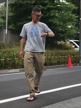 「SpinnerBait（スピナーベイト）のアイテム（パンツ）」を使った、spinnerbait001さん（メンズ・165cm）の夏コーディネート