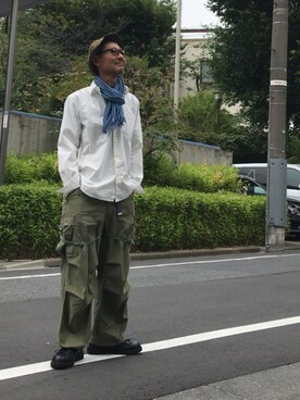 「Danner（ダナー）のアイテム（その他シューズ）」を使った、spinnerbait001さん（メンズ・165cm）の夏コーディネート