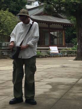 「Danner（ダナー）のアイテム（その他シューズ）」を使った、spinnerbait001さん（メンズ・165cm）の秋コーディネート