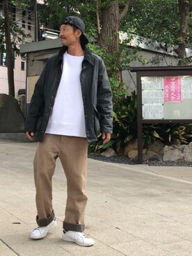 「SpinnerBait（スピナーベイト）のアイテム（パンツ）」を使った、spinnerbait001さん（メンズ・165cm）の秋コーディネート