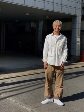 「SpinnerBait（スピナーベイト）のアイテム（パンツ）」を使った、spinnerbait001さん（メンズ・165cm）の冬コーディネート