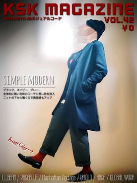 KSKさん（メンズ・169cm）の冬コーディネート