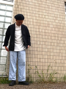 「Blundstone（ブランドストーン）のBlundstone/ブランドストーン　ｻｲﾄﾞｺﾞｱﾌﾞｰﾂ Men's（ブーツ）」を使った、T.Oさん（メンズ・168cm）の春コーディネート