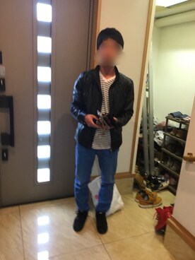「GGD（ジージーディー）のアイテム（ジャケット/アウター）」を使った、なーさん（メンズ・162cm）の秋コーディネート