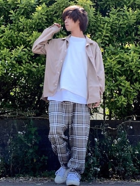 なーさん（メンズ・162cm）の春コーディネート