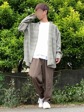 なーさん（メンズ・162cm）の春コーディネート