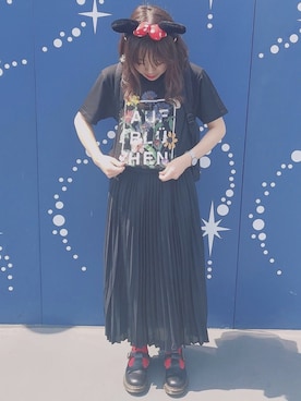 「H&M（エイチ・アンド・エム）のアイテム（腕時計）」を使った、nanaさん（レディース・158cm）の夏コーディネート