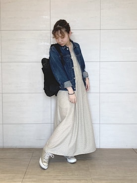 ホンダ マユさん（レディース・152cm）の春コーディネート