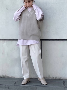 ホンダ マユさん（レディース・152cm）の冬コーディネート