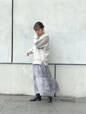 ホンダ マユさん（レディース・152cm）の冬コーディネート