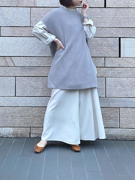 「FORK&SPOON」｜ホンダ マユさん（レディース・152cm）の冬コーディネート