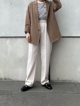 「unify（ユニファイ）のアイテム」を使った、ホンダ マユさん（レディース・152cm）の春コーディネート