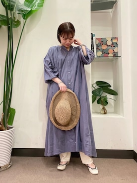 「URBAN RESEARCH DOORS（アーバンリサーチドアーズ）のハイライズデニムパンツ（デニムパンツ）」を使った、ホンダ マユさん（レディース・152cm）の春コーディネート