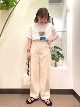 「unify（ユニファイ）のアイテム」を使った、ホンダ マユさん（レディース・152cm）の春コーディネート