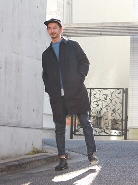 enoさん（メンズ・174cm）の冬コーディネート