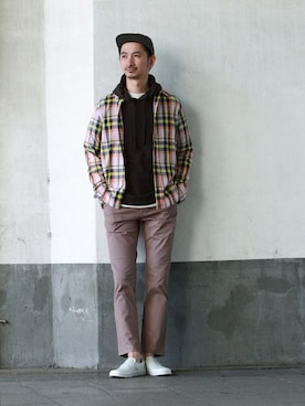 enoさん(メンズ・174cm)の春コーディネート