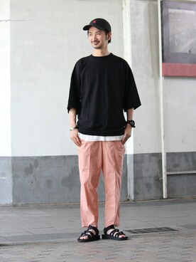 enoさん(メンズ・174cm)の夏コーディネート