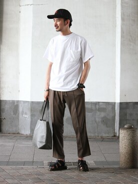 enoさん（メンズ・174cm）の夏コーディネート