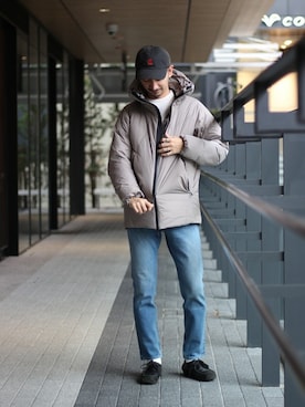 enoさん（メンズ・174cm）の冬コーディネート