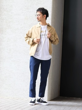 enoさん（メンズ・174cm）の春コーディネート