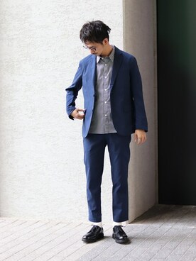 enoさん（メンズ・174cm）の春コーディネート