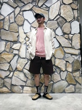 enoさん（メンズ・174cm）の夏コーディネート