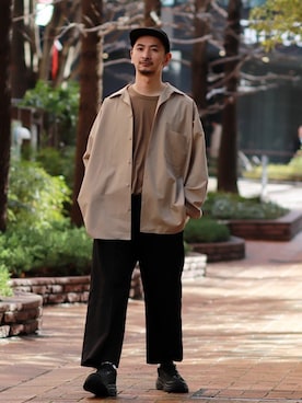 enoさん（メンズ・174cm）の冬コーディネート