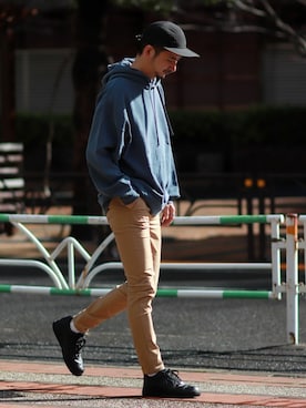 enoさん（メンズ・174cm）の冬コーディネート