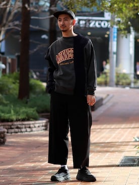 enoさん(メンズ・174cm)の冬コーディネート