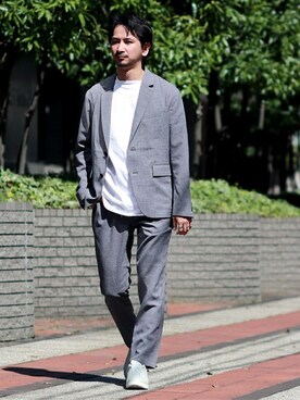 enoさん（メンズ・174cm）の春コーディネート