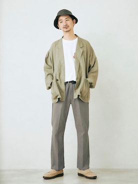 enoさん（メンズ・174cm）の春コーディネート