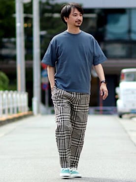 enoさん（メンズ・174cm）の春コーディネート