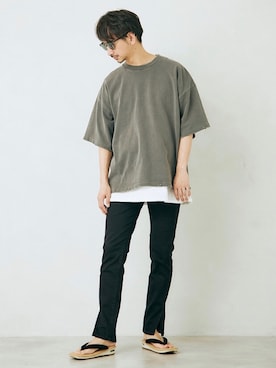 enoさん(メンズ・174cm)の春コーディネート