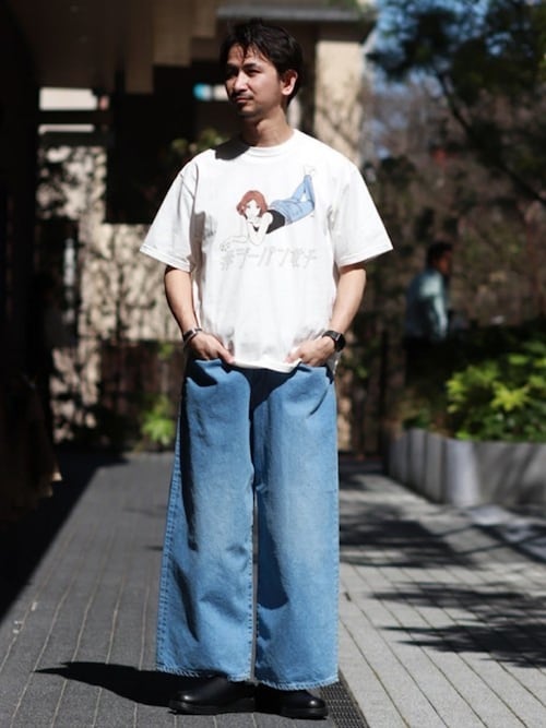 Eno Journal Standard Relume 湘南店 Edwinのtシャツ カットソーを使ったコーディネート Wear