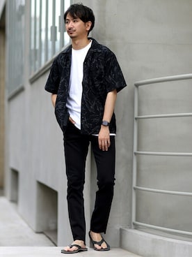 enoさん（メンズ・174cm）の夏コーディネート