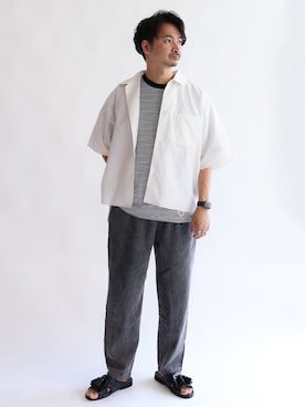 enoさんの「【BENCH for relume】別注 DOUBLE QUILT TASSEL」を使ったコーディネート