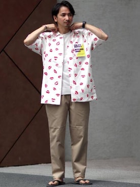 enoさん（メンズ・174cm）の夏コーディネート