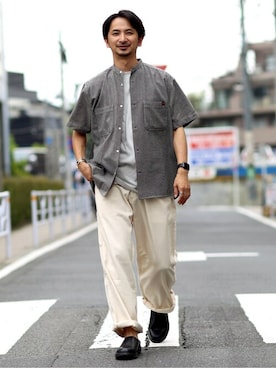 enoさん（メンズ・174cm）の夏コーディネート