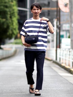 enoさん（メンズ・174cm）の夏コーディネート