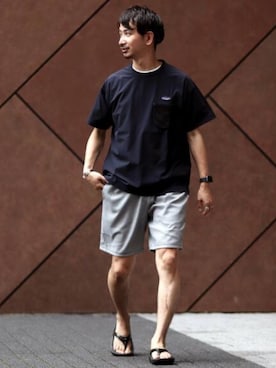 enoさん（メンズ・174cm）の夏コーディネート