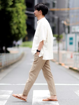 enoさん（メンズ・174cm）の夏コーディネート