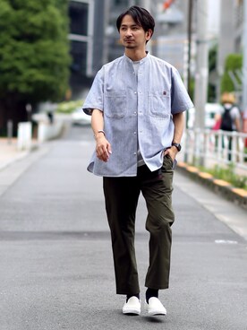 enoさん（メンズ・174cm）の夏コーディネート