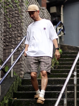 enoさん（メンズ・174cm）の夏コーディネート