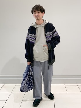 enoさん(メンズ・174cm)の冬コーディネート