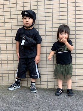 「きょうだい」｜Daikiさん（キッズ・120cm）の夏コーディネート