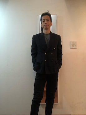 「BG（ビージー）のアイテム」を使った、ケイジさん（メンズ・170cm）の春コーディネート