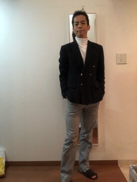 「BG（ビージー）のアイテム」を使った、ケイジさん（メンズ・170cm）の春コーディネート