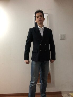 「BG（ビージー）のアイテム」を使った、ケイジさん（メンズ・170cm）の春コーディネート